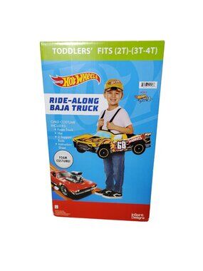 Hot Wheels Toddler 2T to 4T Ride-Along  Foam Baja Truck Halloween Costume Outfit